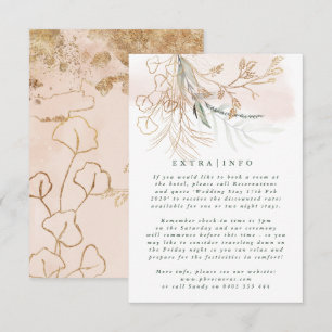 Cartão De Informações OVNInte ABSTRATO Botânica MODERNA Eucalyptus Green