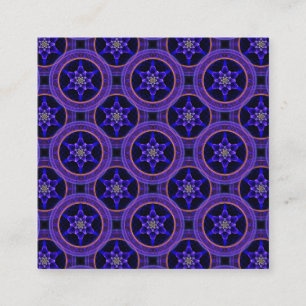 Cartão De Informações Padrão Abstrato Floral Moderno Boho Elegante #505