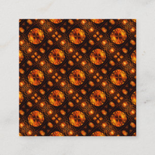 Cartão De Informações Padrão de Arte Abstrata Boho Elegante Moderno Dour