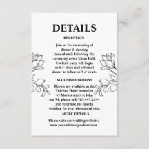 Padrão de Flores Silvestres Desenhadas à Mão Detal