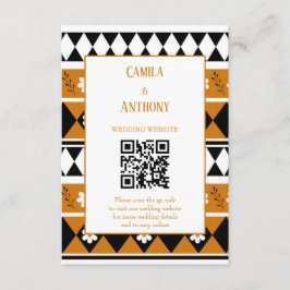 Cartão De Informações Padrão Floral do Diamante de Flor de Faixa de Fron