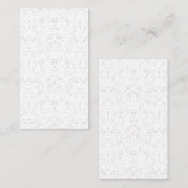 Cartão De Informações Padrão Floral Monocromático - Arte Sem Costura Ele