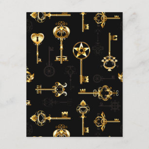 Cartão De Informações Padrão sem falhas com chaves de Ouro