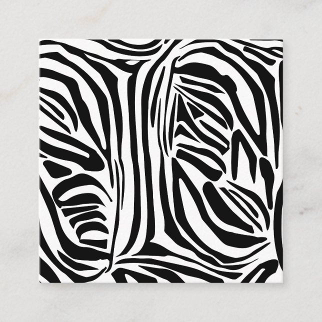 Cartão De Informações Padrão zebra (Frente)