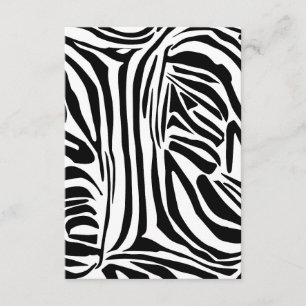 Cartão De Informações Padrão zebra