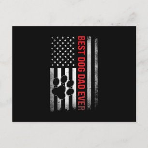 Cartão De Informações Pai Engraçado Dia de os pais Cachorro