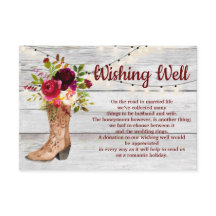 País Ocidental Boot Boho Russo Wishing Bem