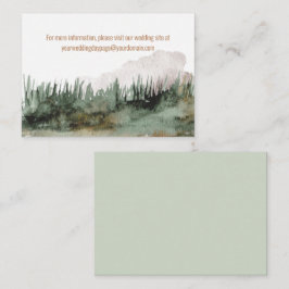 Cartão De Informações Paisagem Rustic Mountain Visite nosso site Enclo