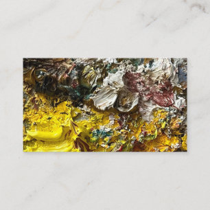 Cartão De Informações Paleta de artistas #1