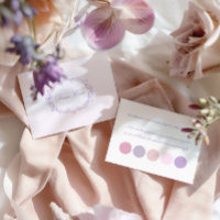 Paleta Romântica de Cor Púrpura Elegante Vintage