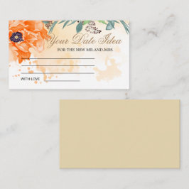 Cartão De Informações Papagaios Ideias noturnas. Data jar Gabinete