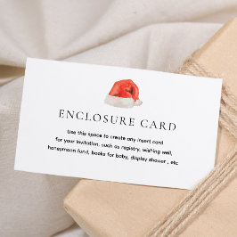 Cartão De Informações Papais noeis Chá de fraldas de Feriado de Bebê Per