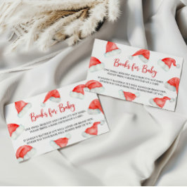 Cartão De Informações Papais noeis Livros de Natal para Bebê