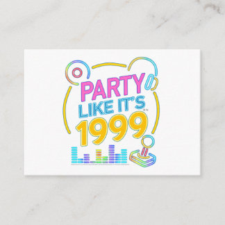 Cartão De Informações Party Like It’s 1999®™ – Neon Soundtrack 