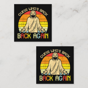 Cartão De Informações Páscoa Jesus Adivinhe Quem Voltou Religioso Cristã