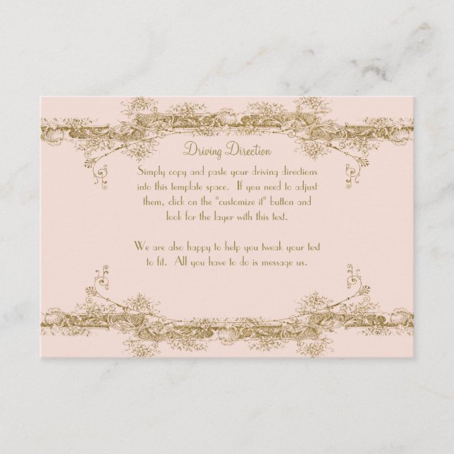 Cartão De Informações Pássaros Adoráveis Fazendo Informações De Condução (Frente)