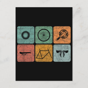 Cartão De Informações Peças De Bicicleta De Bicicleta De Bicicleta De Bi