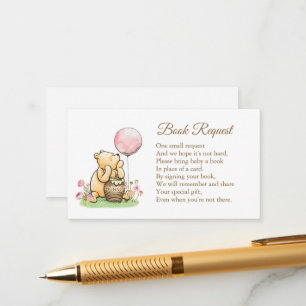 Cartão De Informações Pedido de Livro Chuvinha de Amor Baby Shower Neutr