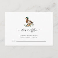 Pedido de Livro de Chás de fraldas de Pato Pequeno