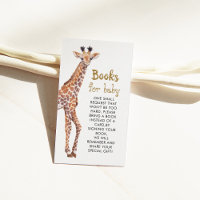 Pedido de Livro de Girafa Bebê Baby Shower