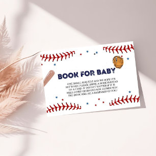 Cartão De Informações Pedido de Livro para Chá de Bebê de Esporte de Bei