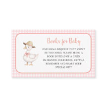 Pedido de livro para chá de bebê do ganso bobo ros