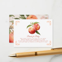 Pedido de Livro para Chá de Bebê Peach Fuzz