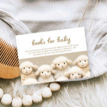 Pedido de Livro para Chá de Bebê Sheep Barn