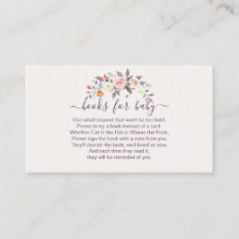 Cartão De Informações Pedido de Livro PixDezines, Rosas do Jardim Pastel