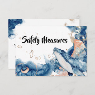 Cartão De Informações Peixes-gelatina mamíferos oceânicos espinheiros-la