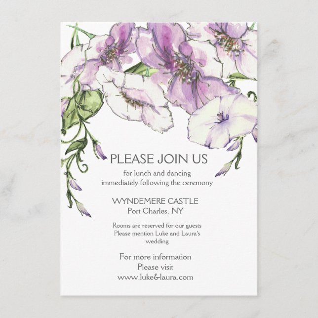 Cartão De Informações Pensativo Moderno (Frente)