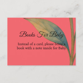 Cartão De Informações Peony In Bloom Books For Baby