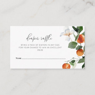 Cartão De Informações pequena espingarda de fralda de chá de fraldas