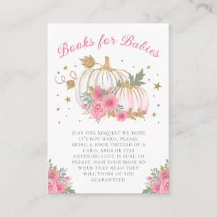 Cartão De Informações Pequena Gemida de Pumpkin Sprinkle Livros para Beb