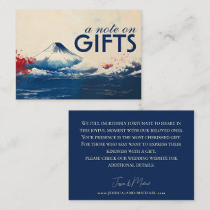 Cartão De Informações Pequena nota sobre Harmônica Japonesa GIFTS com Fu