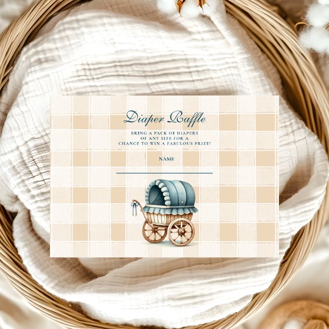 Cartão De Informações Pequeno Cowboy Moderno Rodeo Ocidental Diapper Raf (Criador carregado)