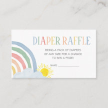 Pequeno Ray da Fralda Sunshine Rainbow Raffle