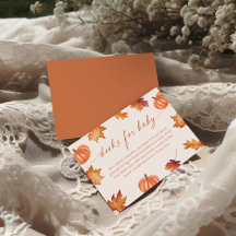 Pequenos Livros De Chá de fraldas De Abóbora Para