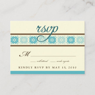 Cartão De Informações ::personalizado: bat mitzvah RSVP card