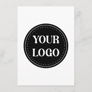 Cartão De Informações Personalizável, moderno, elegante e eterno