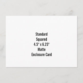 Cartão De Informações Personalize Seu Próprio Design com 4.5" x 6.25"