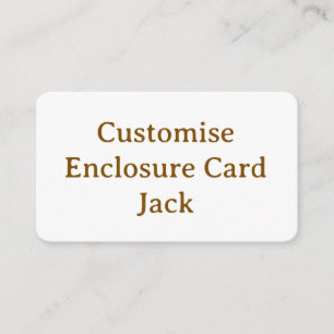 Cartão De Informações personalize simples personalizado 3,5" x 2" arredo