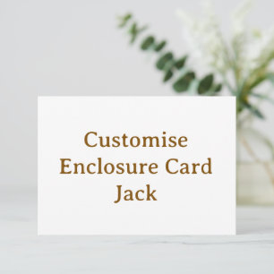 Cartão De Informações personalize simples personalizado 3,5" x 5" Quadra