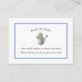 Cartão De Informações Peter Rabbit Pink Vintage Baby Book