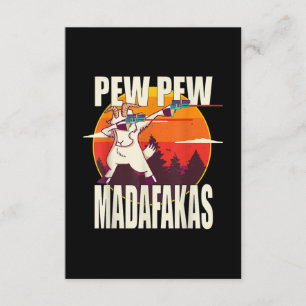 Cartão De Informações Pew Pew Madafakas Pew Pew Madafakas Goat