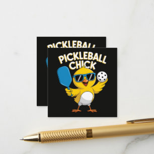 Cartão De Informações Pickle ball Pickleball Franga