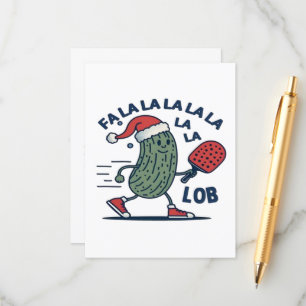 Cartão De Informações Pickleball no Natal