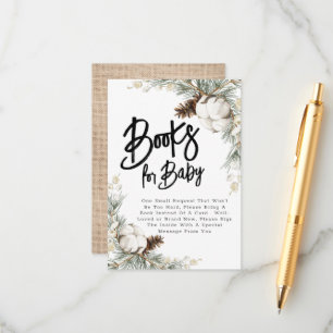 Cartão De Informações Pinecone Spruce Books Para Placa De Gabinete Para