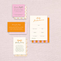 Pink Baby Shower Diaper Raffle Entry Card