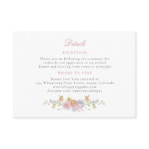 Pink Bows and Wildflowers Details